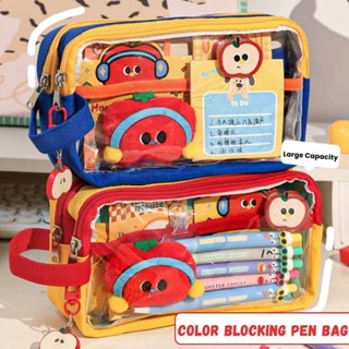 ROSE Pencil , กระเป๋าปากกากันน้ํา PVC, กล่องปากกาจัดเก็บความ…