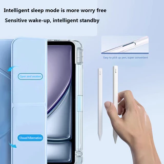 อะคริลิคใส Y-พับสําหรับ Honor Pad V9 11.5" 2025 X9a X9 Pro 11.5 นิ้ว X8a 11 ฝาครอบป้องกันพร้อมช่องเสียบปากกา