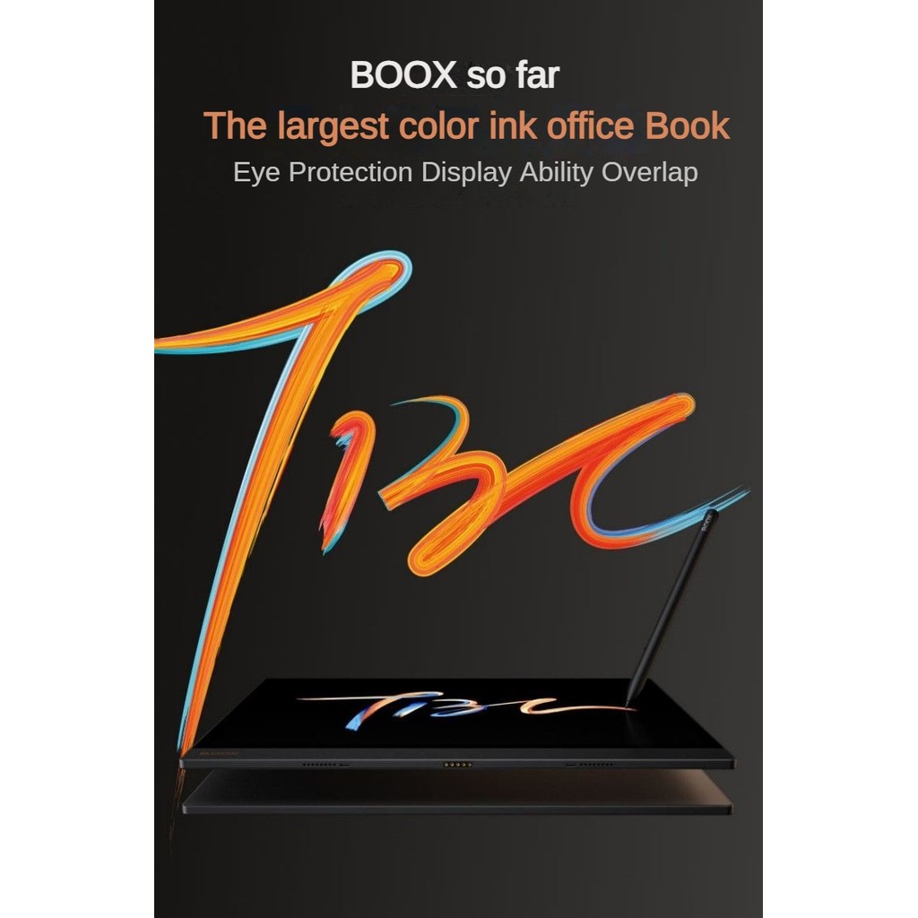 BOOX T13C 13.3 นิ้วหน้าจอหมึกสีเครื่องอ่านอิเล็กทรอนิกส์ Android 13 Google Store [จัดส่งในวันเดียวกั