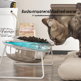 ชามอาหารสัตว์เลี้ยง ชามแมวสแตนเลส ชามสุนัข ชามคู่สแตนเลส ทำความสะอาดง่าย ใส่อาหารหมา ปลอดภัย