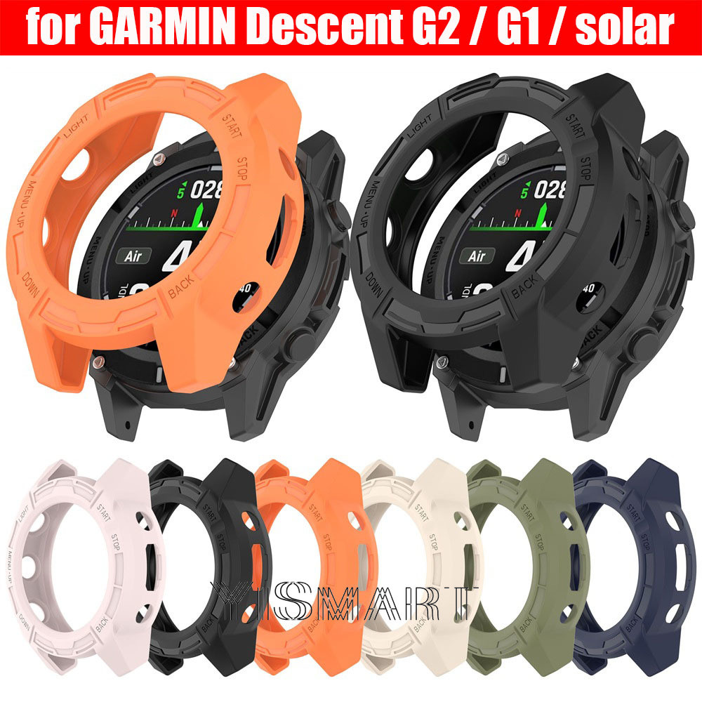 สําหรับ Garmin Descent G2 Soft Armor Hollow Watch Cover Protection Shell สําหรับ GARMIN Descent G1 S