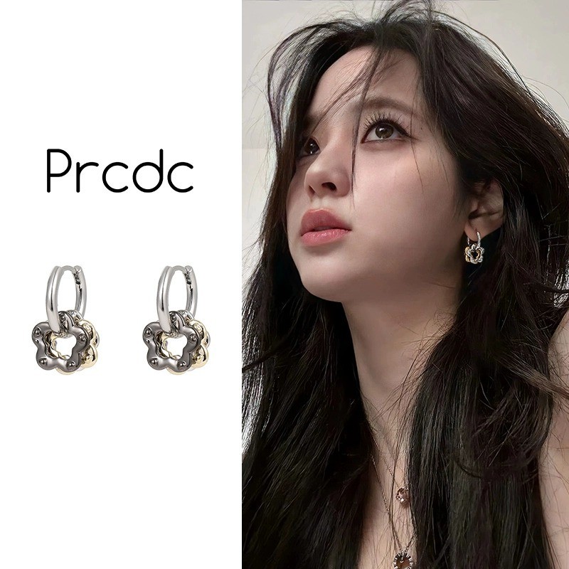 [GG] ต่างหูดอกไม้ที่ไม่ซ้ํากันหญิงต่างหูประณีตเรียบง่ายสไตล์เกาหลีต่างหูทุกการแข่งขัน