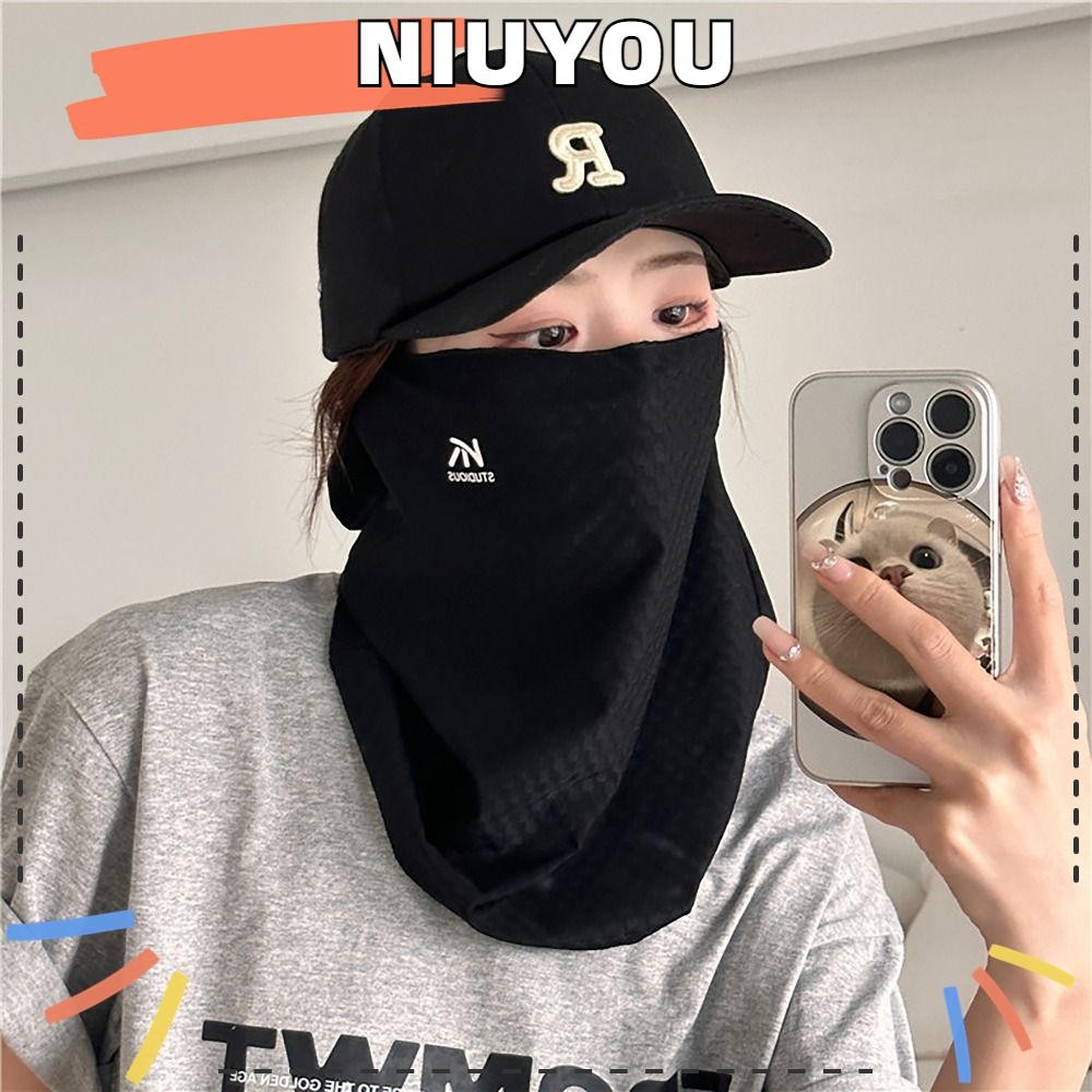 NIUYOU Balaclava Face, Ics Silk Cooling คอขี่จักรยาน Balaclava, ฤดูร้อน Headwear หมวกกันน็อค Liner ห