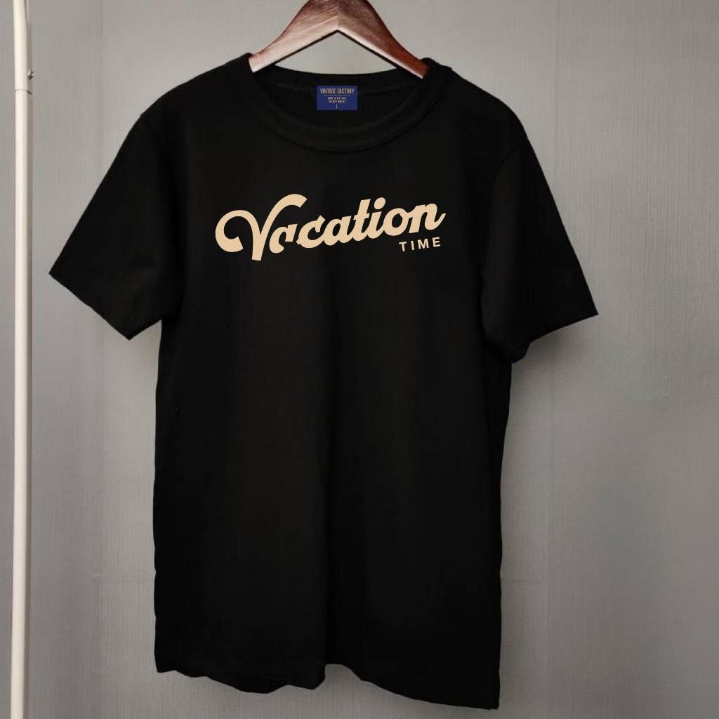 Vacation Time Tee - ผ้าฝ้าย Unisex 100% ขนาด S-5XL