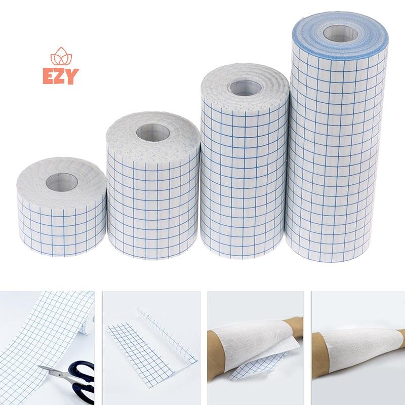 EZY 1 ม้วน 4 ขนาดกันน้ํากาวปิดแผล Dressing Medical Fixation Tape Bandage ใหม่