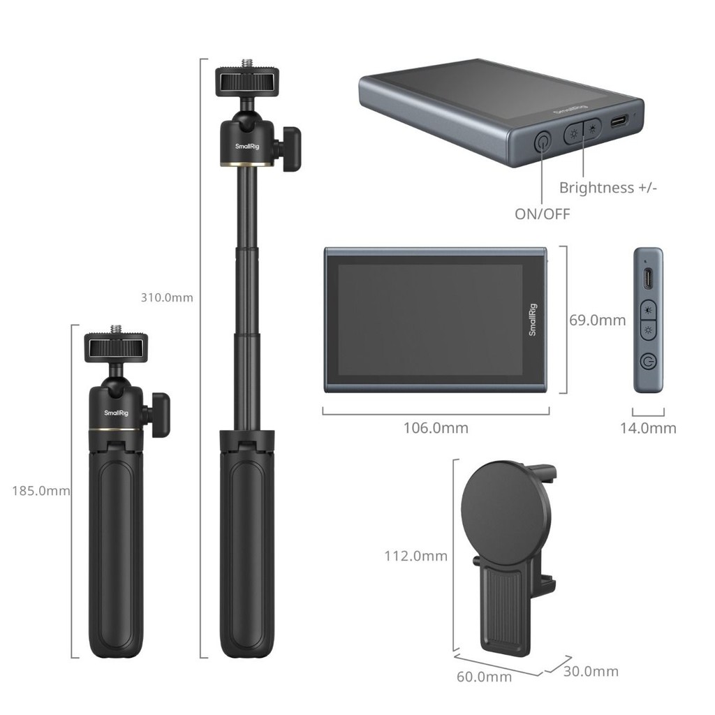 SmallRig Wireless Video Monitor สําหรับโทรศัพท์ (Vlog Kit)
