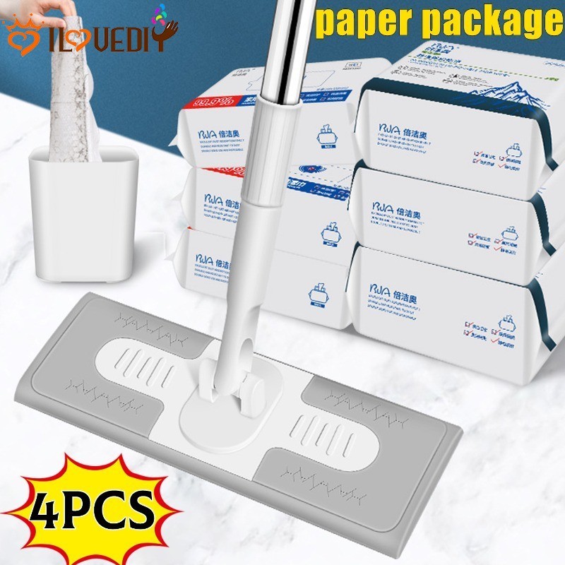 [HGB]แผ่นถูพื้นแบบใช้แล้วทิ้งไฟฟ้าสถิต | ผ้าไม่ทอสําหรับทําความสะอาดพื้น | กําจัดขนฝุ่น | ใช้เปียก/แห้ง | บ้าน/สํานักงาน