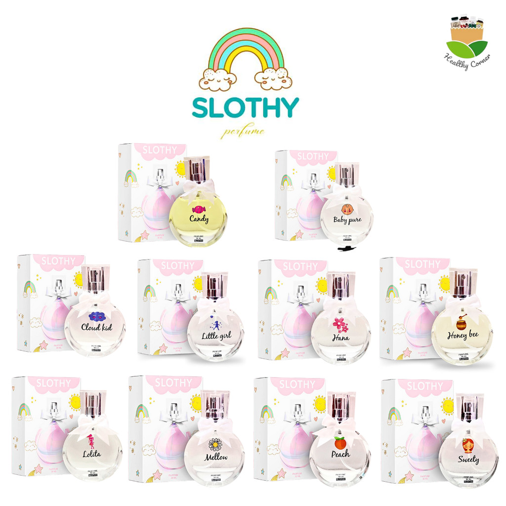 น้ำหอม Slothy Perfume  กลิ่นละมุน ไม่ฉุน กลิ่นติดทนนาน 8-12ชม.หอมติดทน มีให้เลือกหลายแบบ
