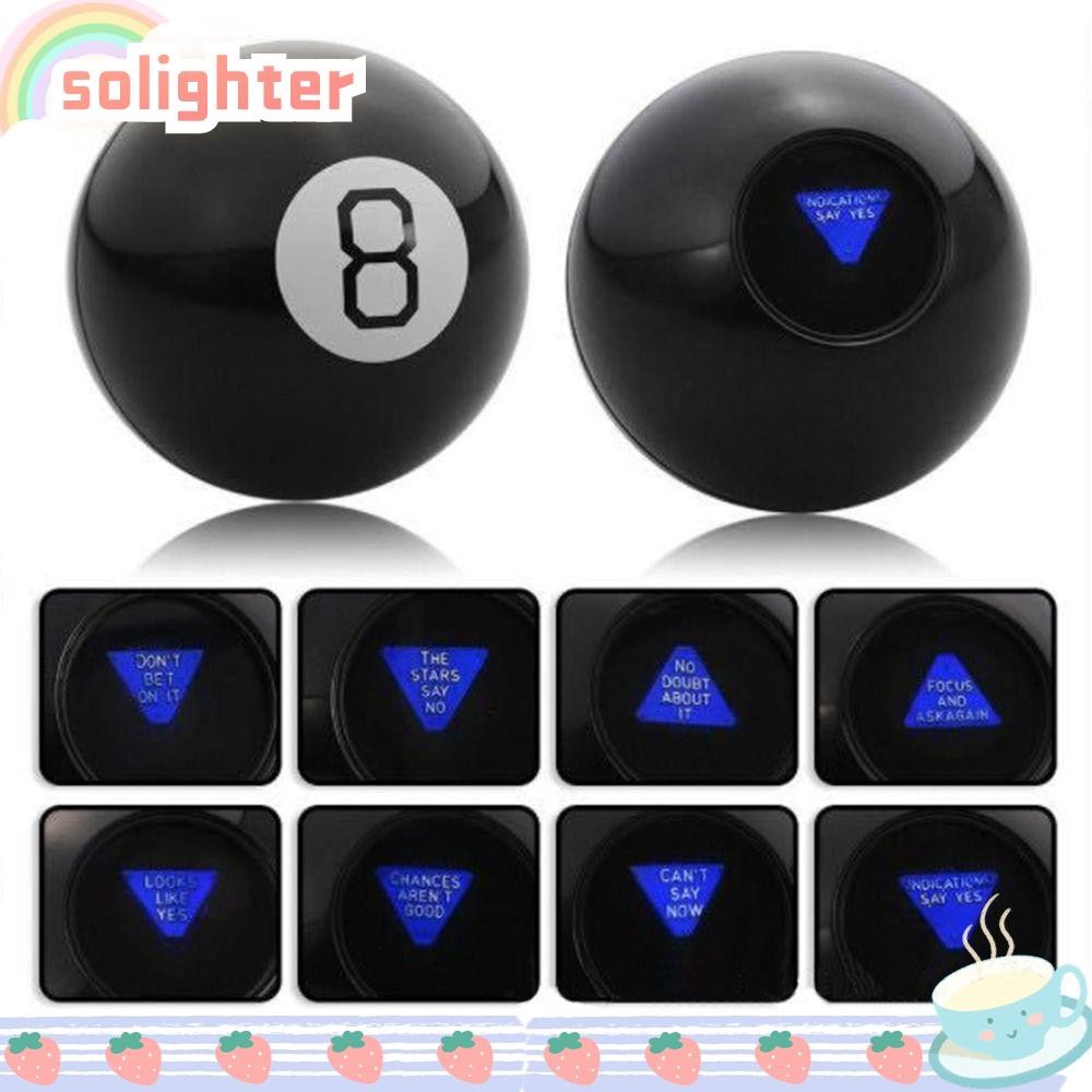 Solighter การตัดสินใจทําให้ของเล่นเล่าโชคลาภ, พลาสติกคลาสสิก Magic 8 Ball, Retro ความแปลกใหม่ Mystic Gadget