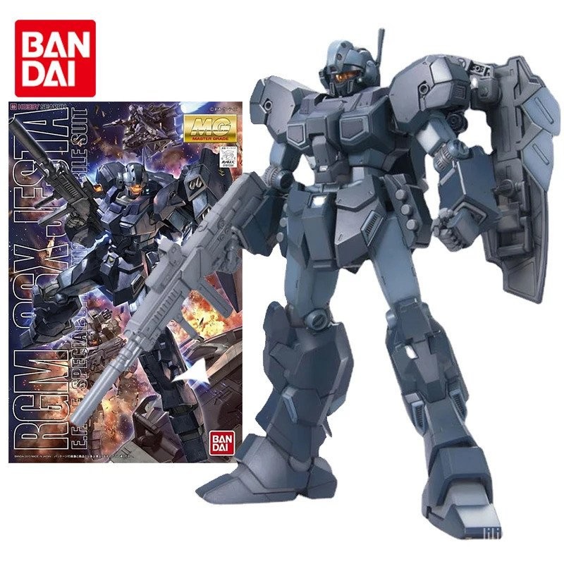 Band ของแท้ GUNDAM Model Kit อะนิเมะ MG 1/100 RGM-96X Jesta Collection Gunpla อะนิเมะ Action FIGURE 