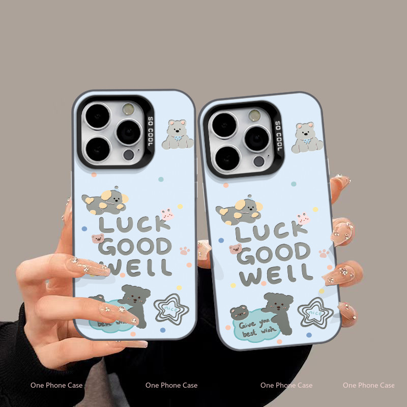 เข้ากันได้กับ iPhone16 Pro Max iPhone 15 Pro Max iPhone 13 iPhone11 X XS XR 7p8p เคสโทรศัพท์เคสนุ่มน่ารัก BK-XPMSCY023
