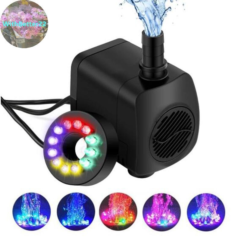 พร้อมปั๊มน้ําดีกว่า 12 LED Aquarium Fish Pond สําหรับเครื่องมือเจริญเติบโตของพืชปลา TH