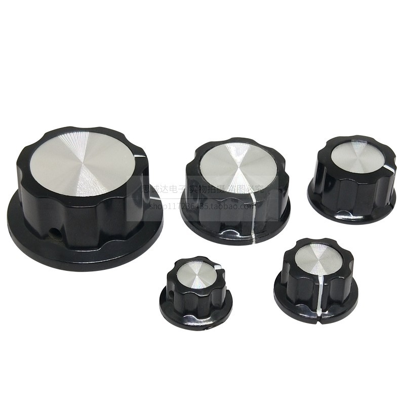 Mf-a01/a02/a03/a04/a05 Potentiometer ลูกบิดเบกาไลท์/หมวกแกนทองแดง 6 มม.รูใน