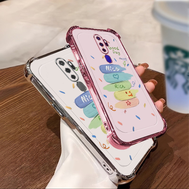 เคส OPPO A5 2020 A9 F11 pro เคสโทรศัพท์ 2025 ใหม่ ซิลิโคน ป้องกันสี่มุม NICE