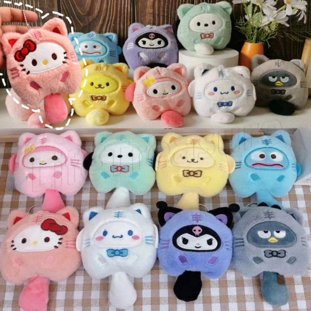 [ แนะนํา ] พวงกุญแจตุ๊กตา Sanrio Family - นุ่ม น่ารัก ตกแต่ง - พวงกุญแจของเล่นของที่ระลึก - Room Key DIY Accessories - เครื่องประดับแขวนกระเป๋า - จี้ตุ๊กตาการ์ตูน