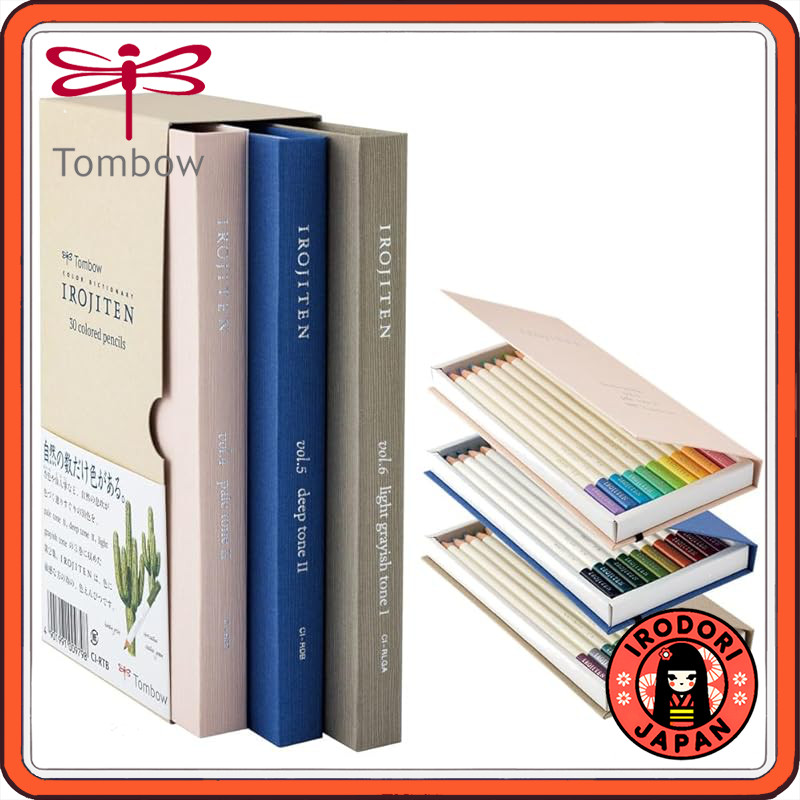 Tombow Pencil Colored Pencils 30 Colors (Book Type) Color Dictionary Volume 2 (30 Colors to Enrich Expression) CI-RTB