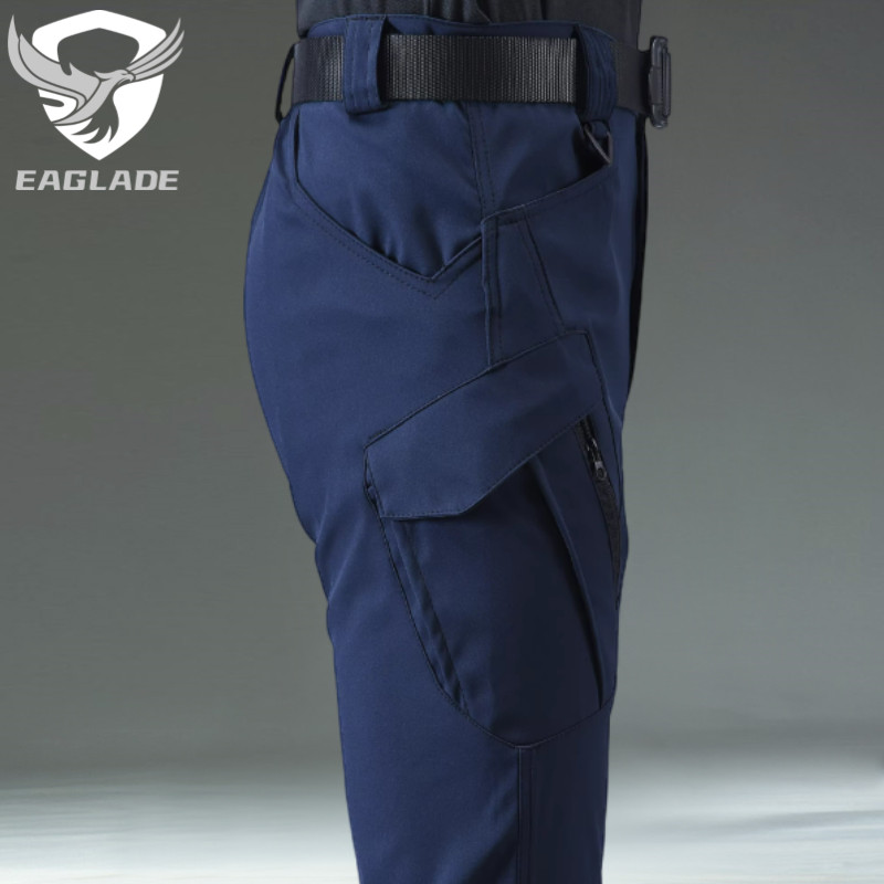 Eaglade กางเกงคาร์โก้ยุทธวิธีสําหรับผู้ชายสีน้ําเงิน Ix9 A01