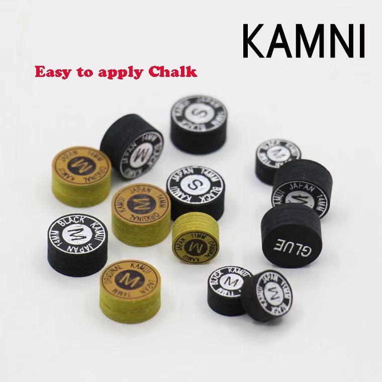 ประเภทคิว Kamui original - บิลเลียดสนุ๊กเกอร์ cue stick Tip Brown cue Tips-cami 11/14 มม.