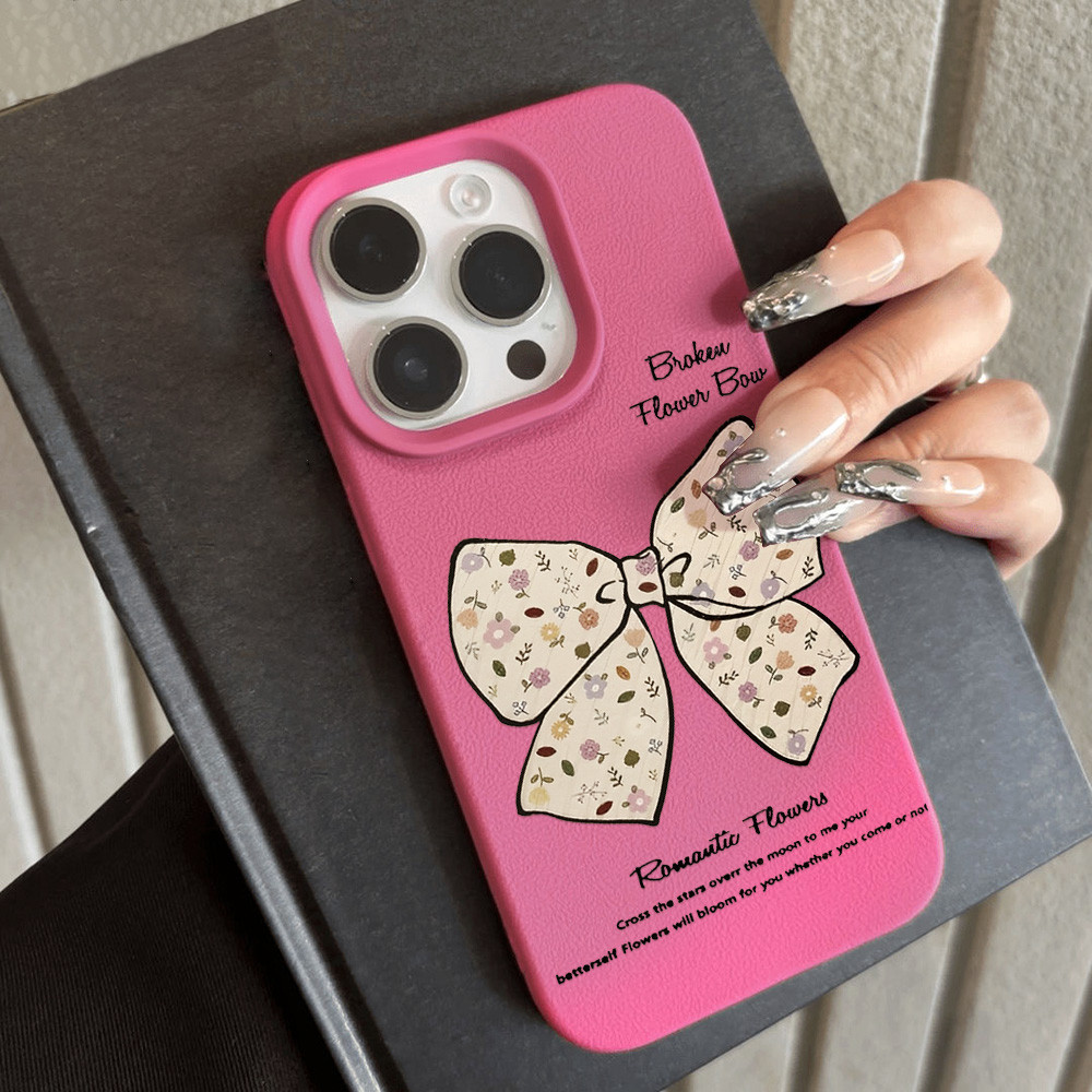 ดอกไม้ผีเสื้อเคสโทรศัพท์ For iPhone 15 Promax 16 11 13 12 Pro Max iPhoneใหม่ 14 13 12 Pro Anti-Fall 12/11 Plus/X/Xs/Xr