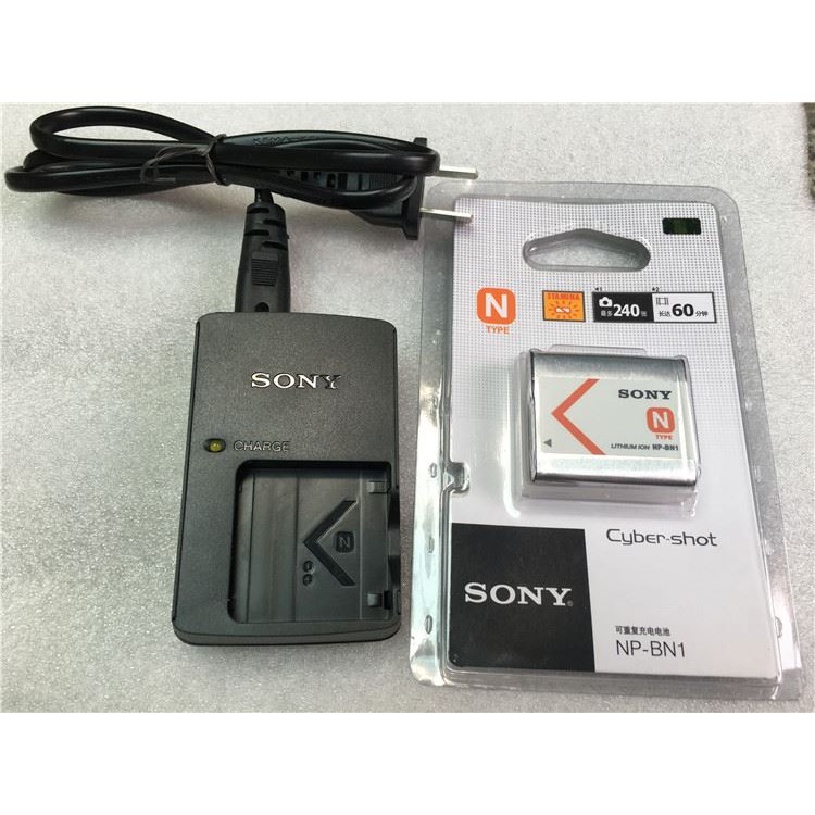 เหมาะสําหรับ Sony DSC-W320 W510 W520 W610 W630 W690 กล้อง NP-BN1 แบตเตอรี่ + เครื่องชาร์จ