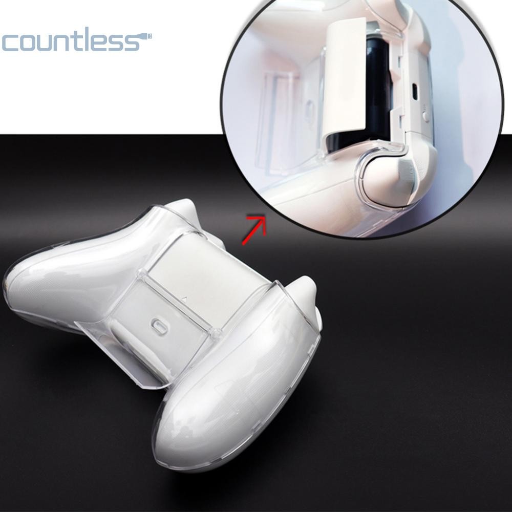 Anti-slip Transparent Skin Housing Case เคสคริสตัลใสสําหรับ Xbox Series X/S A [counterless.th]