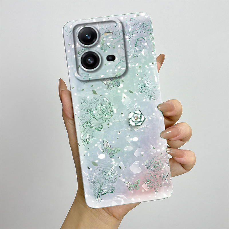 สําหรับvivo V25 5G/vivo V25E 4Gการ์ตูนสไตล์ทาสีครึ่งห่อCoqueสําหรับVivo V 25 5G/vivo V 25E 4Gซิลิโคนนุ่มโทรศัพท์กรณี ราคา ถูกที่สุด ดีลบีเคเค แกลเลอรีภาพที่ 3