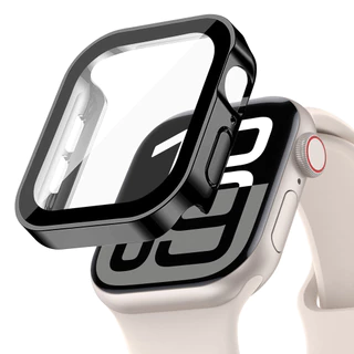 กระจกนิรภัยชุบสำหรับ for Apple Watch Ultra/SE 3 2 49 มม. IWatch Series 11 10 9 8 7 SE 6 5 4 3 40 41 44 45 มม.