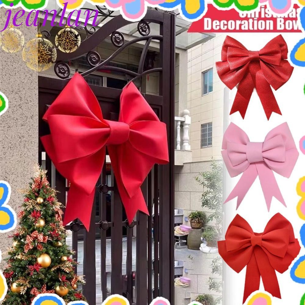Jeanlan Christmas Giant Bow, Multi-scene 30/50/75 ซม.Bow Knot Kit, DIY วัสดุติดตั้งง่ายพื้นหลังปาร์ตี้คริสต์มาส DIY Decor