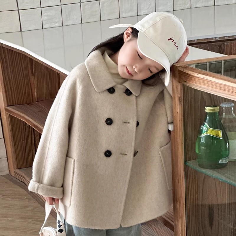 สาวเสื้อขนสัตว์ฤดูใบไม้ร่วงฤดูหนาวสไตล์แฟชั่นเสื้อผ้าเด็กความร้อนด้านบนสาวฤดูหนาวเสื้อผ้าเสื้อขนสัตว์
