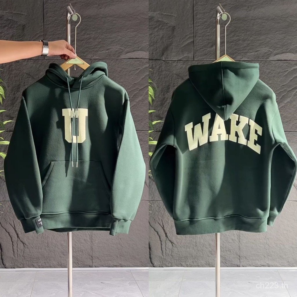 แบบใหม่ฤดูใบไม้ร่วงและฤดูหนาวเสื้อสเวตเตอร์มีฮู้ดสไตล์อเมริกันเพิ่มกำมะหยี่อินเทรนด์เสื้อลำลองแขนยาวทรงหลวมใส่ได้กับทุกชุด