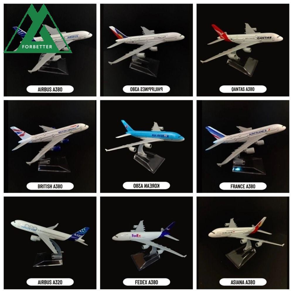 Forbetter Airbus A380 รุ่น, Miniature Replica เครื่องบินโลหะ,ตกแต่งบ้าน UPS B747 1:400 A320 เครื่องบิน Scale ของเล่นศิลปะตกแต่ง