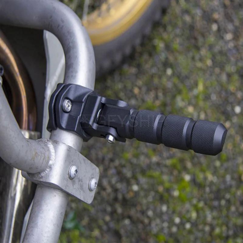 Mo For BMW R1200GS R1250GS R1200RT R1200RS R18 Motorcycle Highway Footrest 360 Rotatable 22mm 25mm 2