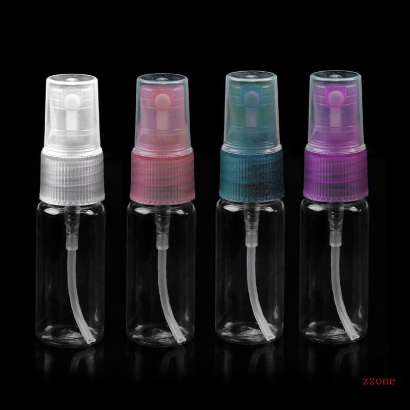 Zzz 1 ชิ้น 10 มล. เครื่องฉีดน้ําพลาสติกเปล่าแบบพกพาขนาดเล็ก Atomiser ขวด