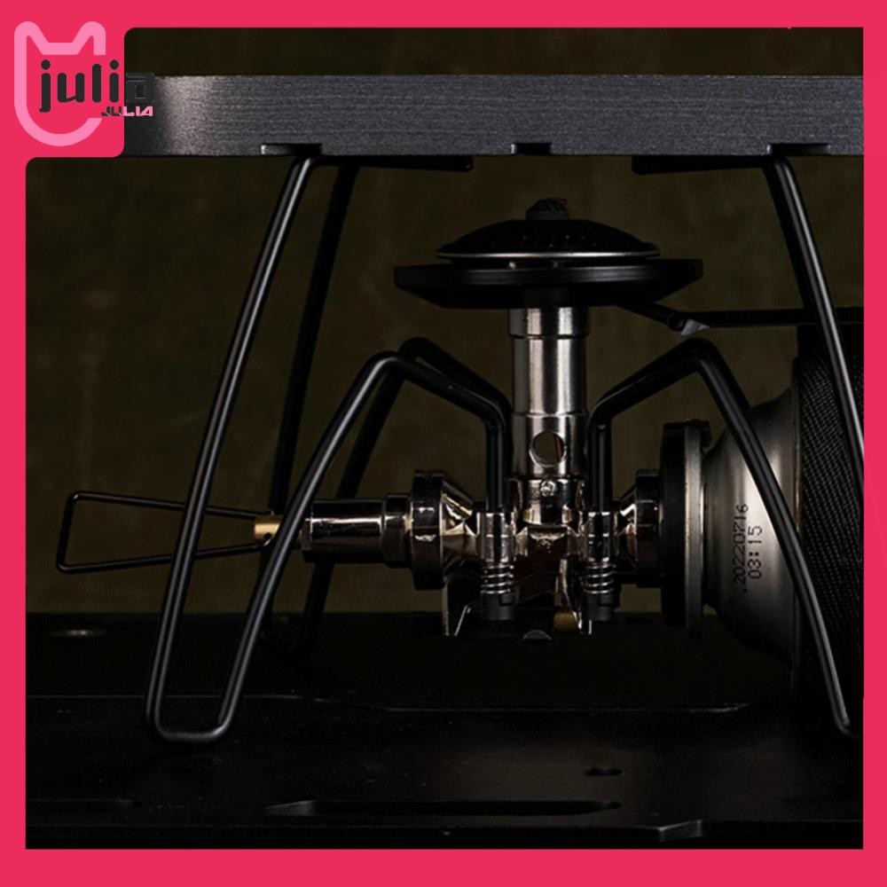 [Julia1.th] 2900w เตาแก๊สแบบพับได้อาวุธเตาแมงมุมสําหรับเดินป่ากลางแจ้งทําอาหาร