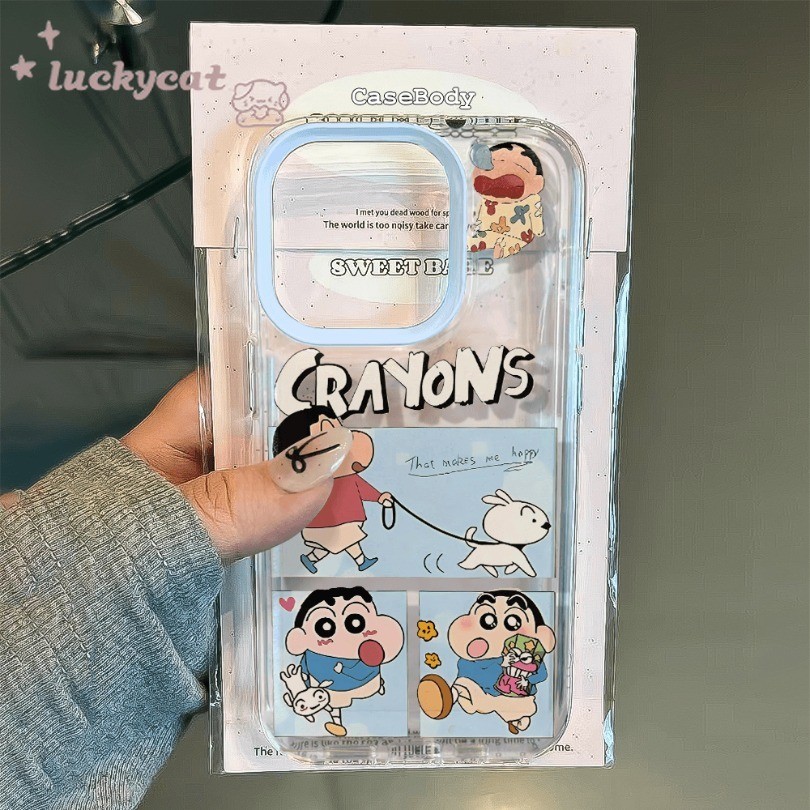 Iphone 16 15 14 13 12 11 Pro Max X XR XS Max 7 8 Plus SE2020 เคสโทรศัพท์น่ารัก Walk A สุนัข Xiao Xin