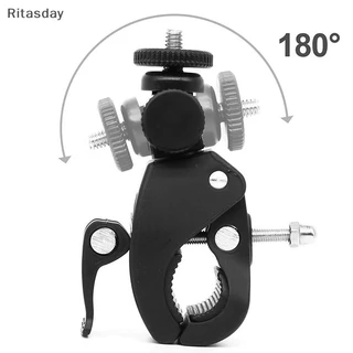 Ritasday Quick Release สกรู Clamp จักรยาน Handlebar Mount 1/4 ขาตั้งกล้องสําหรับกล้อง DV ใหม่