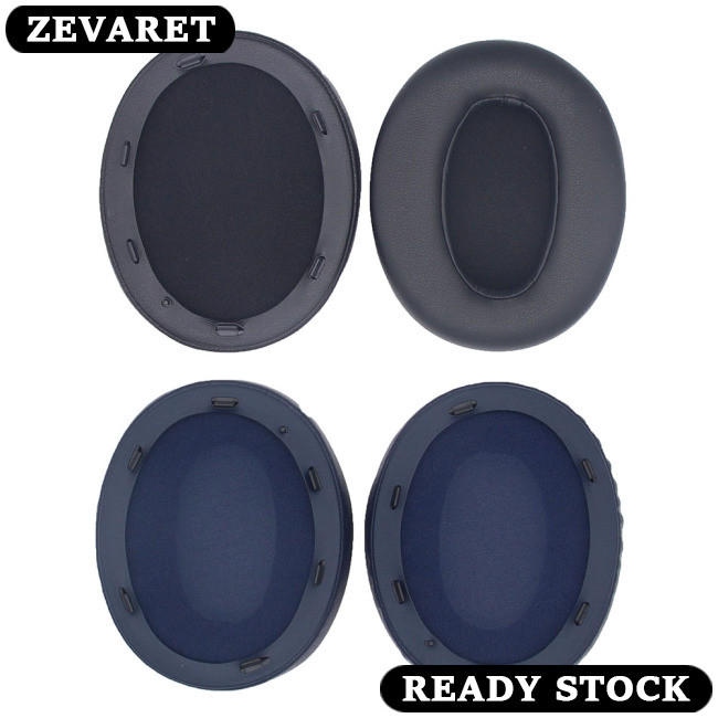 Zevaret 2 ชิ้นแผ่นรองหูฟังเบาะรองนั่งสําหรับ Wh-xb910n หูฟังไร้สายติดศีรษะหนังฟองน้ํา Earmuffs