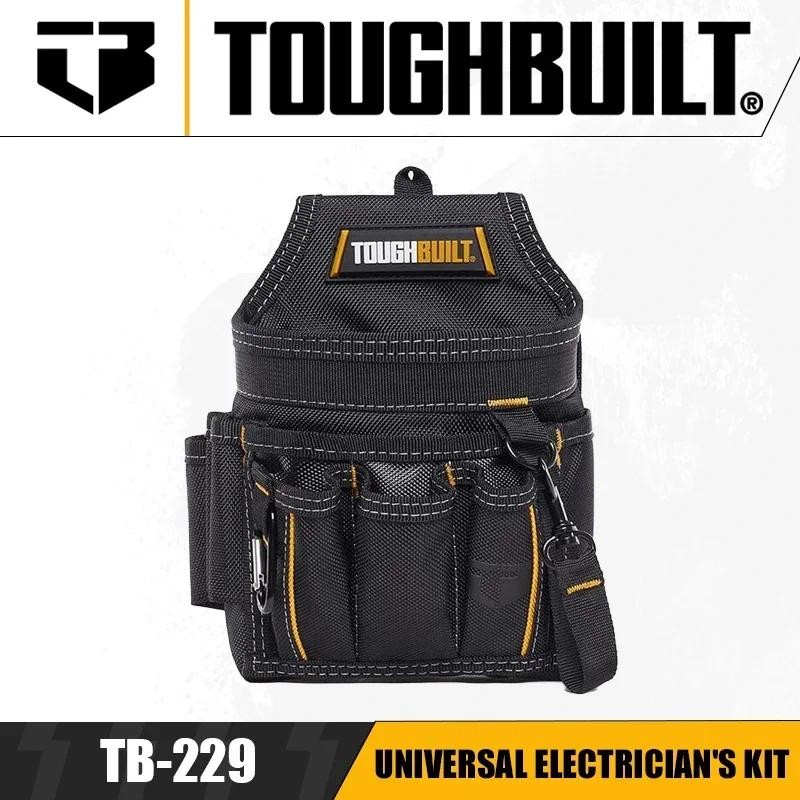 Toughbuilt TB-229 Universal ชุดช่างไฟฟ้ากระเป๋าเข็มขัดเครื่องมือทนต่อการสึกหรอกระเป๋าเครื่องมือ