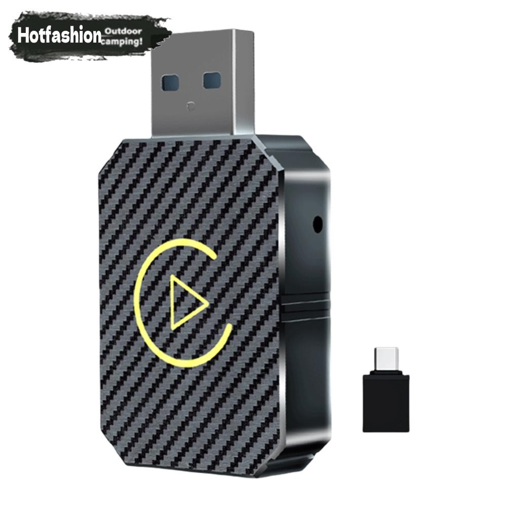 อะแดปเตอร์ไร้สาย Carplay Android Auto 2 in 1 Mini Box Plug&Play Wireless Dongle