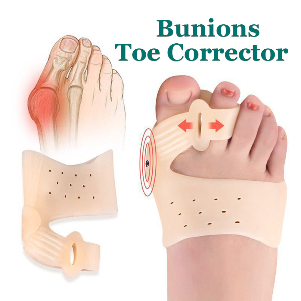 1 คู่ซิลิโคน bunion Corrector toe Separator bunion toe Corrector valgus สําหรับ toe finger Separator