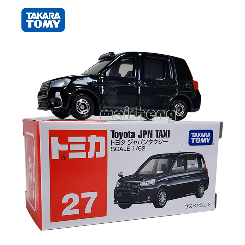 Tomy/tomica โมเดลรถโลหะผสมจําลอง Tomica Toy Car No. 27 ญี่ปุ่น TAXI TAXI