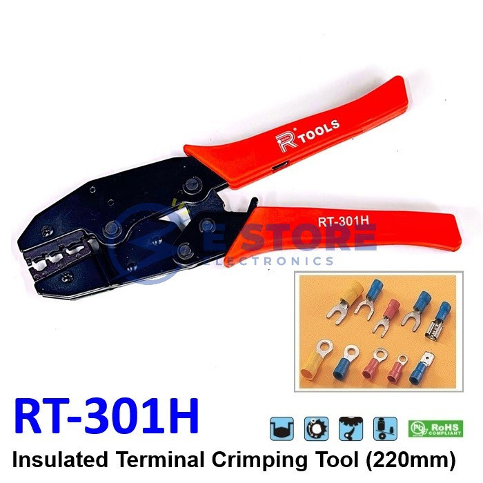RT-301H เครื่องมือจีบขั้วฉนวน