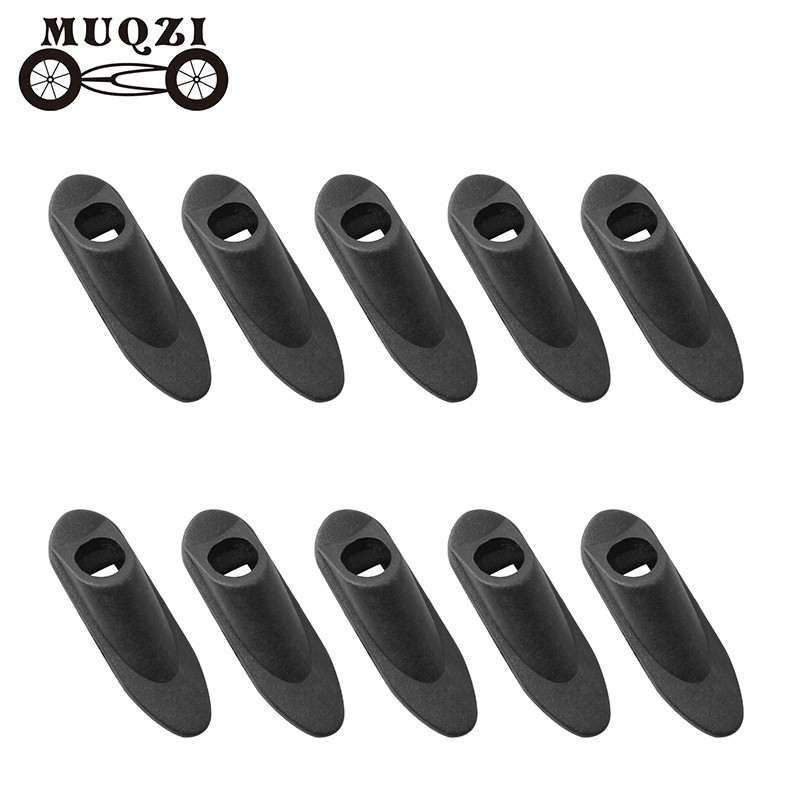 Muqzi 10PCS กรอบฝังหัวเข็มขัด MTB จักรยานเบรคท่อ Shifter Cable ท่องเที่ยวอุปกรณ์จักรยาน