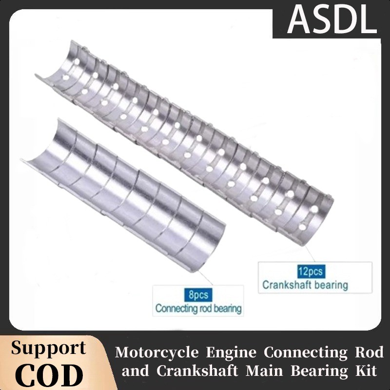 Asdl 20 ชิ้น STD +25 +50 + 75 + 100 รถจักรยานยนต์ 30 มิลลิเมตรเพลาข้อเหวี่ยงกระเบื้อง & 30 มิลลิเมตร