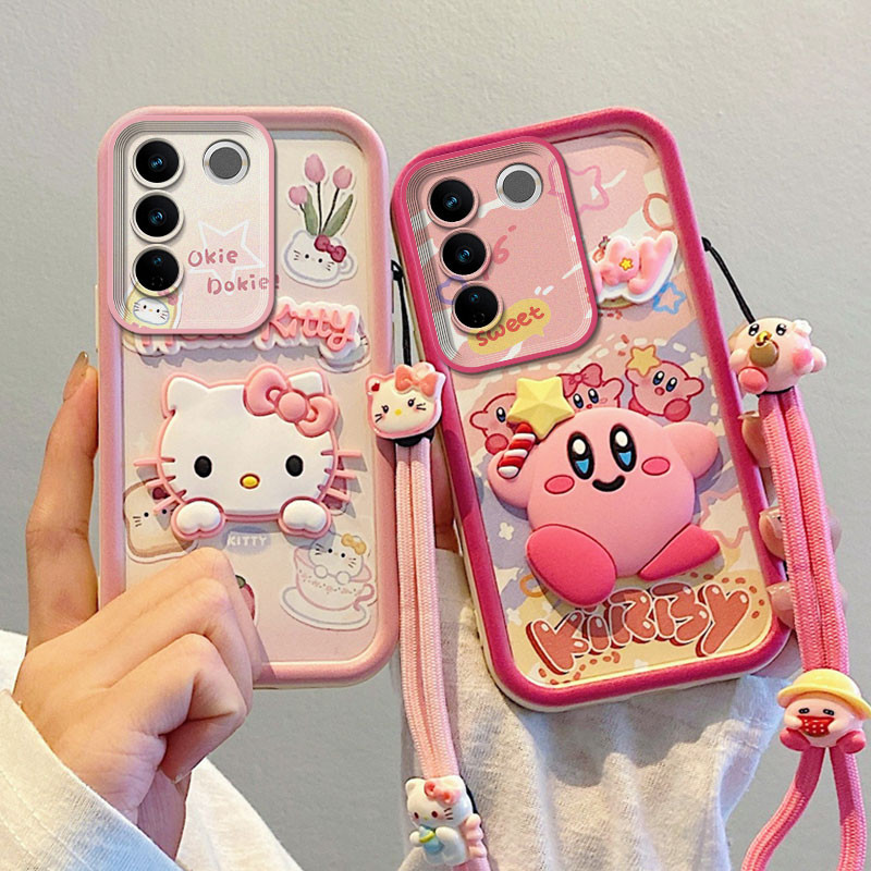 สําหรับ vivo v9 v11i v15 v15 pro v20 pro v21 v21e v23 v23e v23 pro v25 v25e v25 pro v27 v27e v27 pro 4g 5g เคสโทรศัพท์สุภาพสตรีสไตล์ซิลิโคนกันกระแทกกรณี