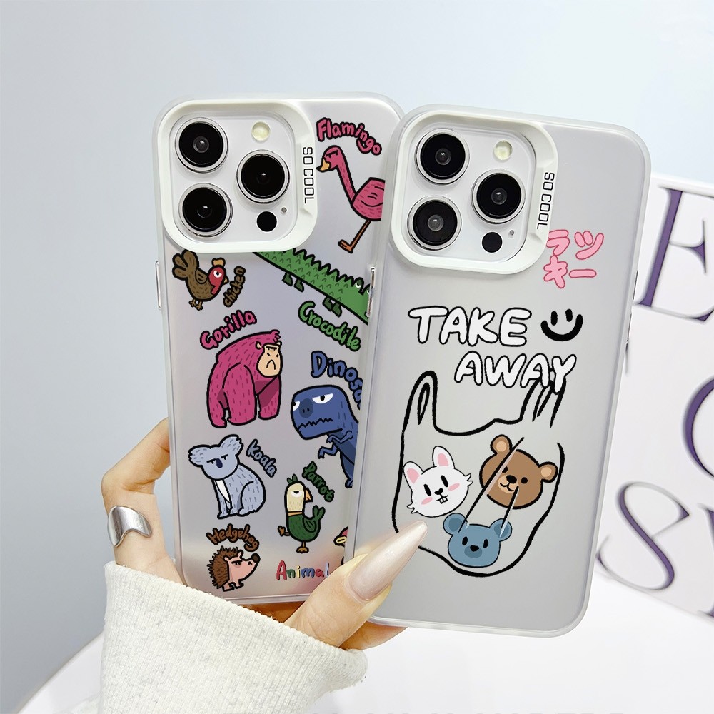 📌COOL📌เคสไอโฟน เข้ากันได้กับ iPhone 16 iPhone 15 Pro Max iPhone 13 iPhone 11 X XS XR 7Plus กรณีนุ่มน