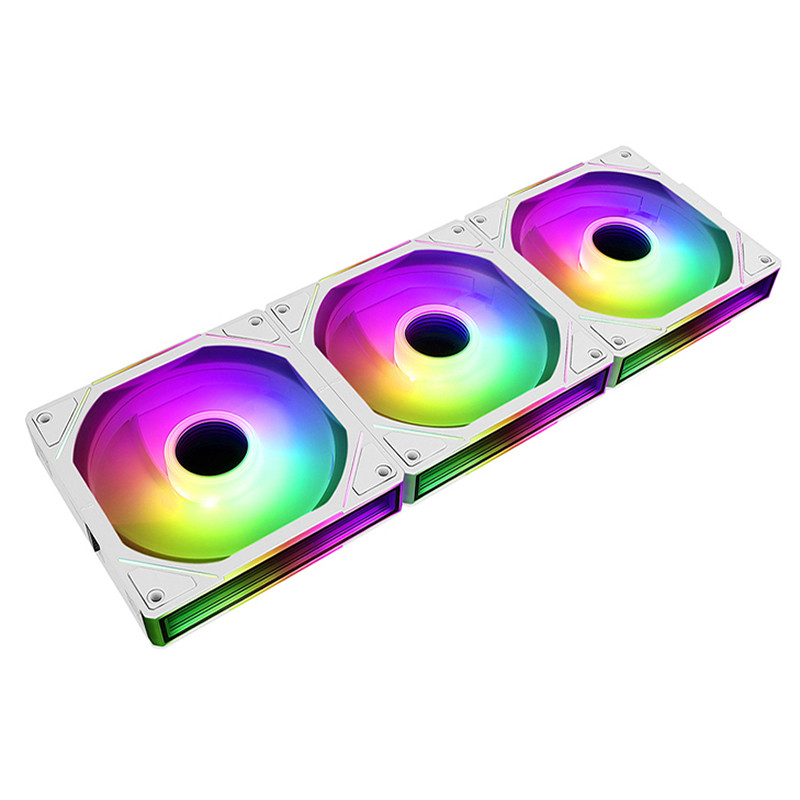 Teucer JM-1 PC พัดลมระบายความร้อน ARGB Mirror Cycle Light Effect 800-2000RPM PWM Water Cooling 360mm Cooler Fan