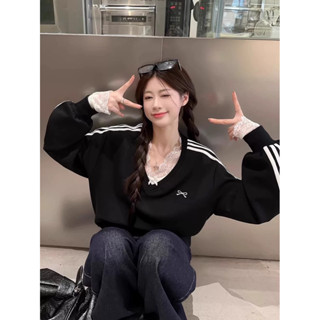 Velca พร้อมสต็อกลูกไม้เสื้อแขนยาวเสื้อแขนยาวฤดูหนาวเสื้อกันห…