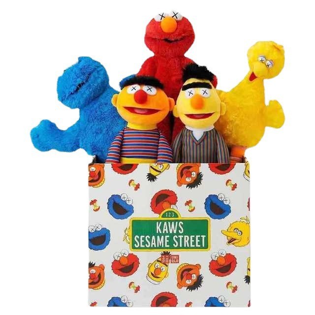 ของเล่นตุ๊กตาเซซามีสตรีขนาดใหญ่ ตุ๊กตาเอลโม่ นกใหญ่ คุกกี้ มอนสเตอร์ ตกแต่งห้อง ตุ๊กตาขนนุ่ม หมอนอิง ของขวัญสำหรับเด็กชายและเด็กหญิง