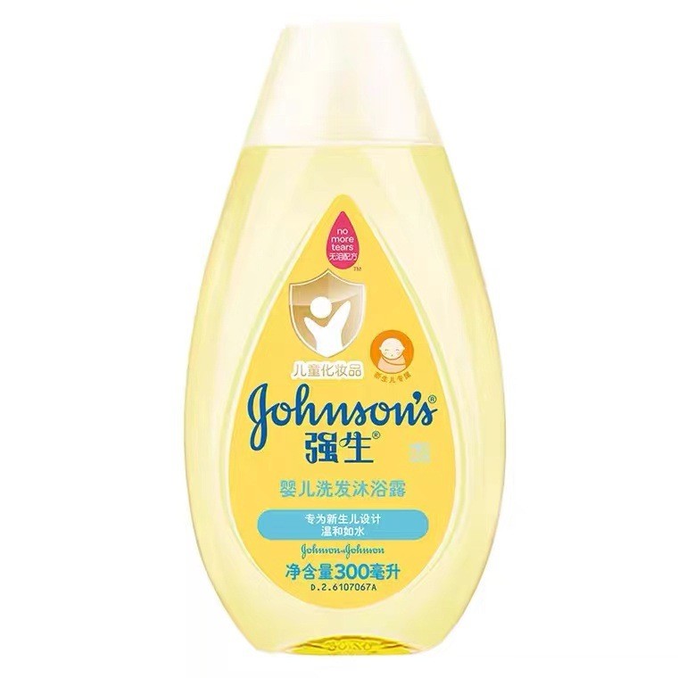 Johnson & Johnson 300ml Wash & Body Wash 2 in 1 แชมพูทารกแรกเกิด Body Wash Baby Child Gentle Care202